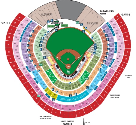 target field seating map. twins target field seating