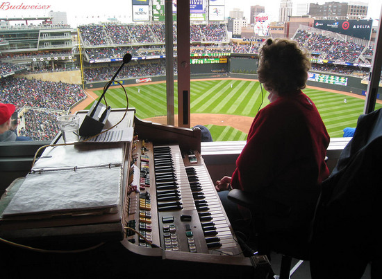target field pictures. Yes, the Target Field organist